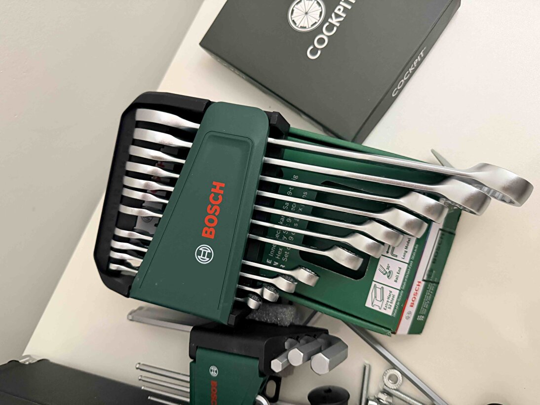 Bosch 12 Parça 6-19 mm Kombine Anahtar Seti 1600A02Z9D | Bosch