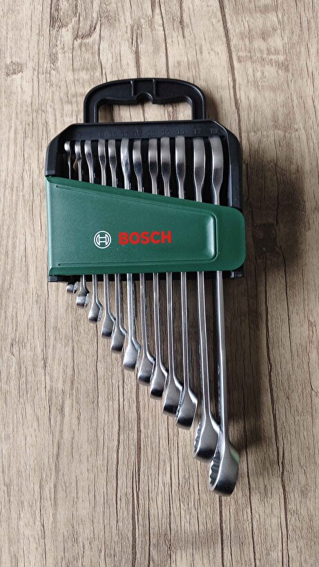 BOSCH 121221252 １２本セット Bosch 12 Parça 6-19 mm Kombine Anahtar Seti 1600A02Z9D | Bosch